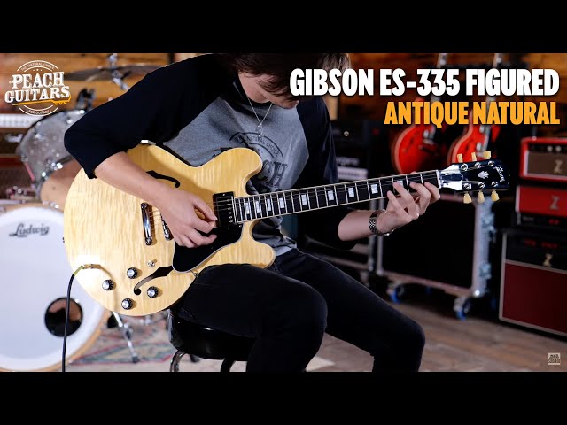 No TalkingJust Tones | Gibson ES-335 Figured - Antique Natural