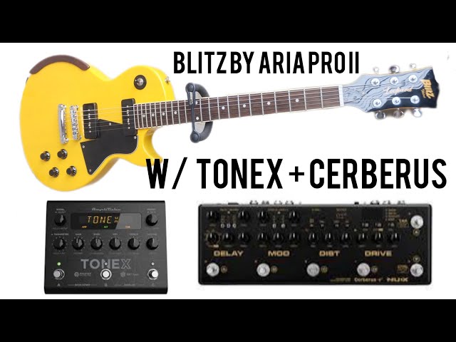 Aria Pro II Les Paul Special Blitz Leopard BLP-SPL YL - YouTube