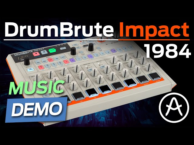 Arturia DrumBrute Impact 1984 - TR-909 tones!! - YouTube