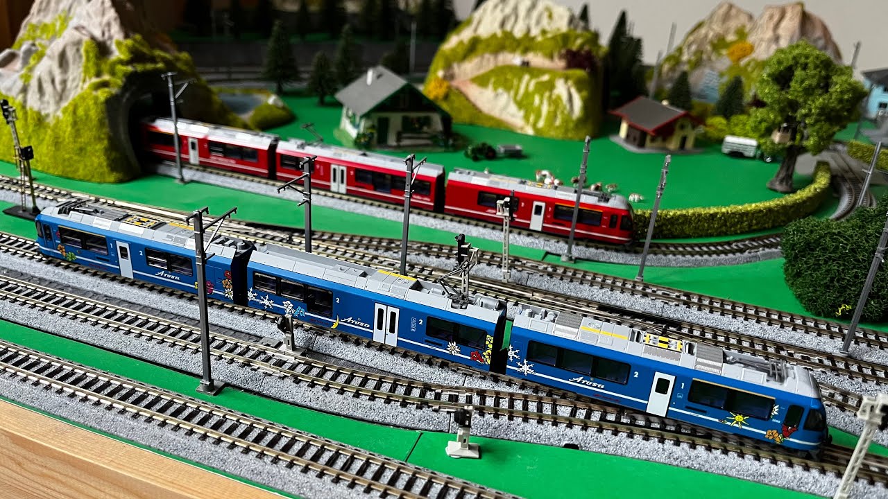 The Kato RhB Allegra ABe8/12 Arosa Ltd Edition - YouTube