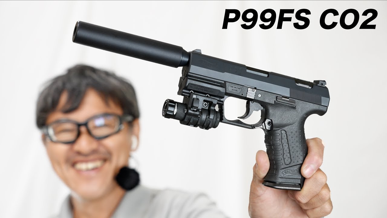 限定特価！】マルゼン CO2固定スライドガスガン ワルサーP99 FS CO2