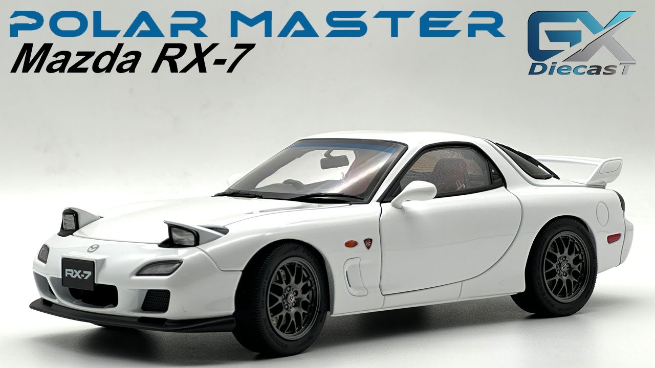 PolarMaster 1/18 Mazda RX-7 (WHITE) - YouTube