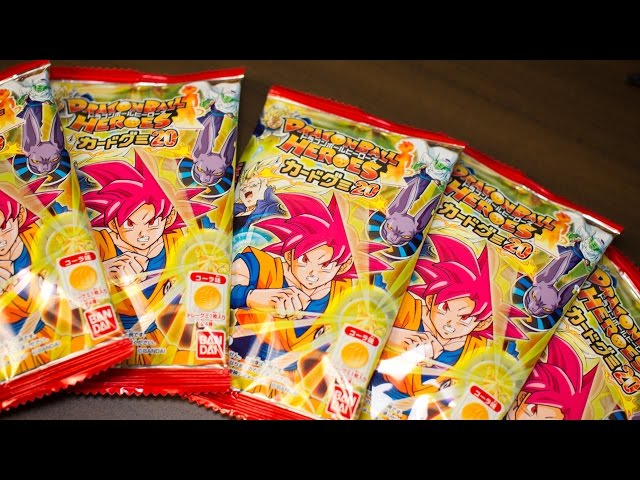 ドラゴンボールヒーローズ カードグミ20を買ってみた！ - YouTube