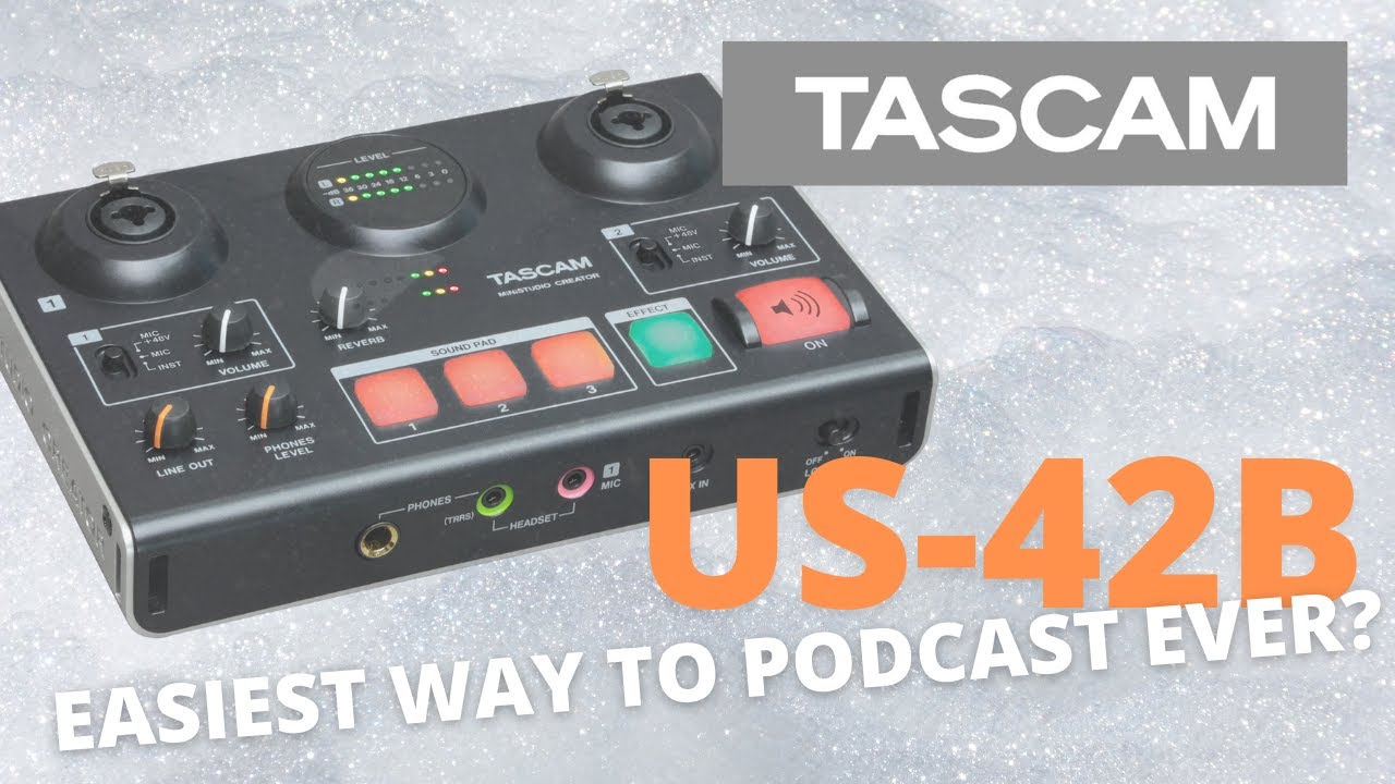 US-42B MiNiSTUDIO CREATOR | Podcast USB Audio Interface & Streamer