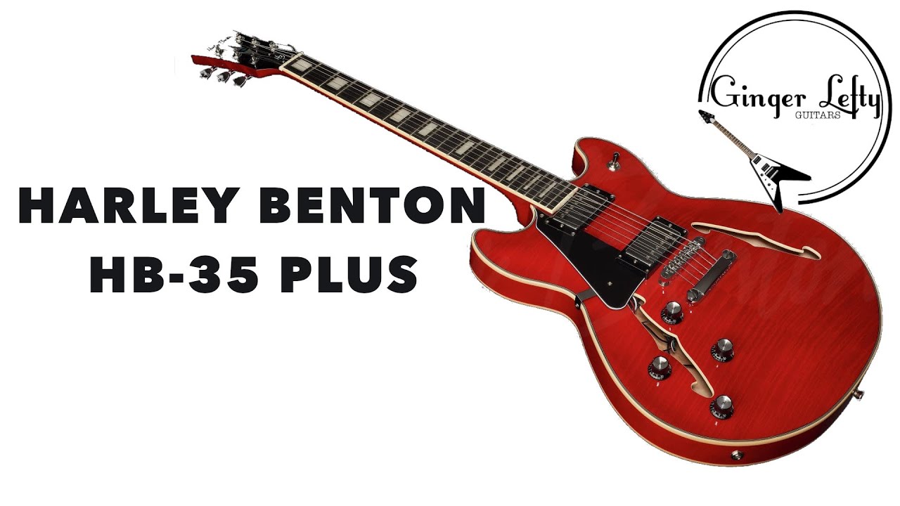 Harley Benton HB-35 Plus (Left Handed) Demo - YouTube