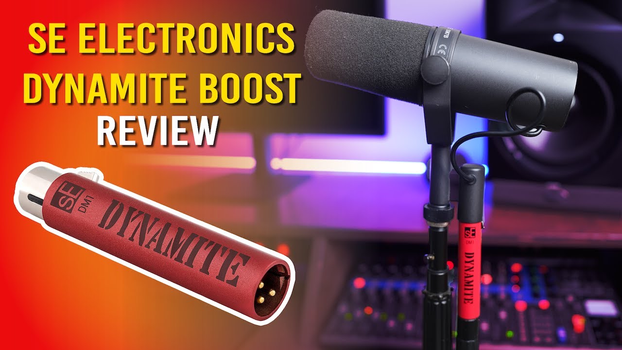Need an SM7B Boost? sE Electronics Dynamite DM1 28 DB Active