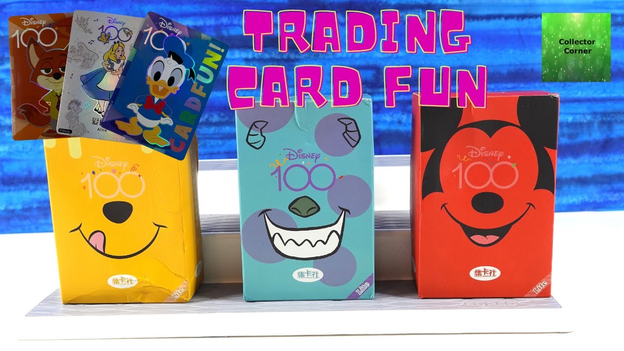 Disney Card Fun 100 Joyful Trading Cards Pack Opening Review