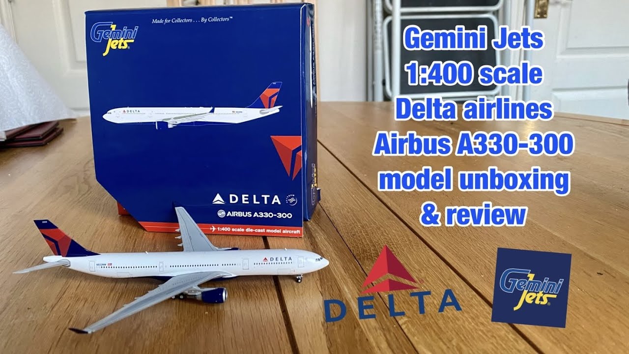 Gemini Jets 1:400 scale Delta Airlines Airbus A330-300 model