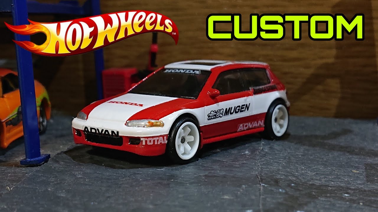 ホットウィール改造】ホンダ シビック 環状族仕様 - YouTube