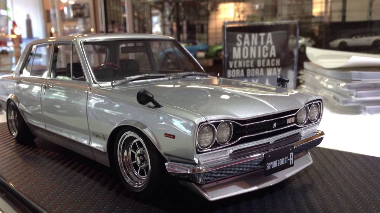ignition model 1/18 日産スカイライン2000GT-R (PGC10) シルバー (1