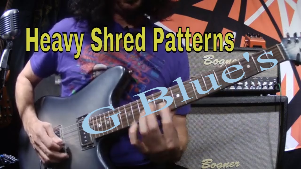 G Blues - ZZ TOP style - penta shred patterns - Mike Ruggirello