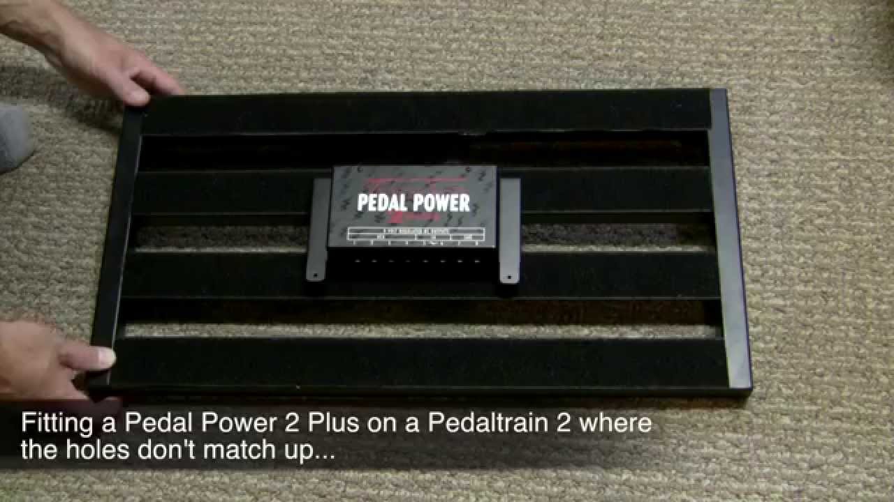 Problem mounting Pedal Power 2+ to Pedaltrain 2 - YouTube