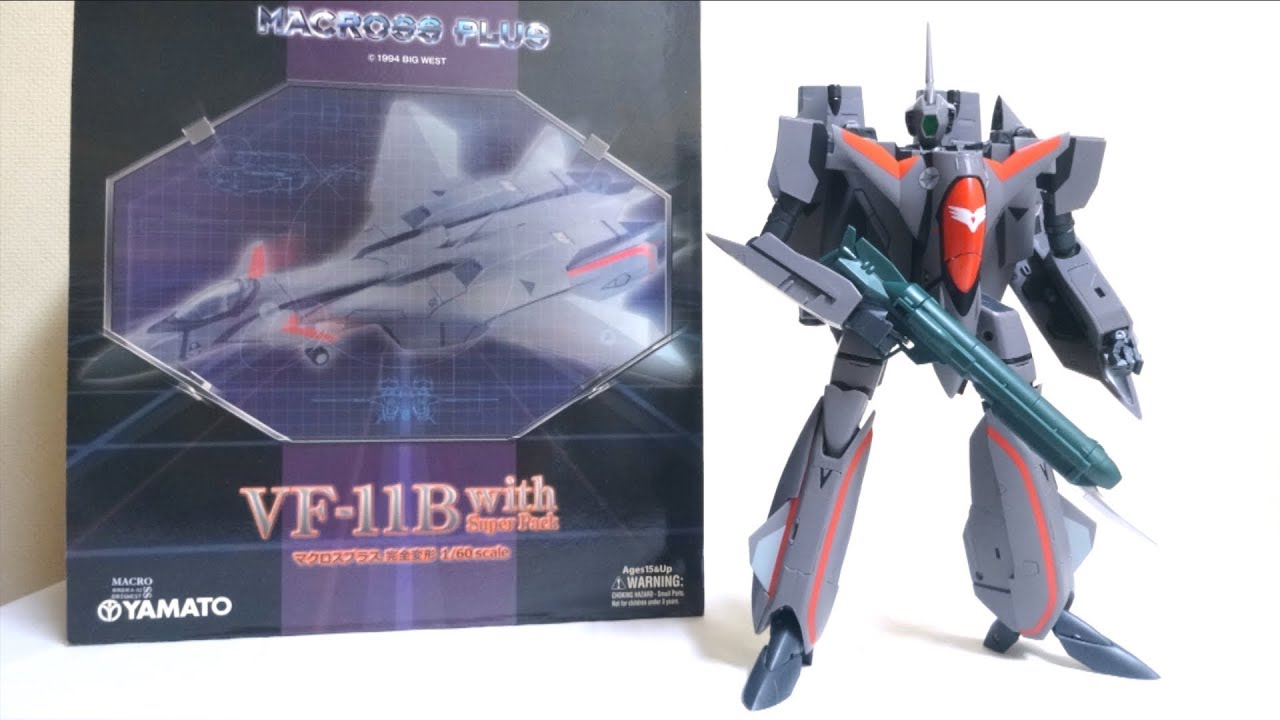 Macross Plus】Yamato 1/60 VF-11B Thunderbolt W/FAST Packs wotafa's