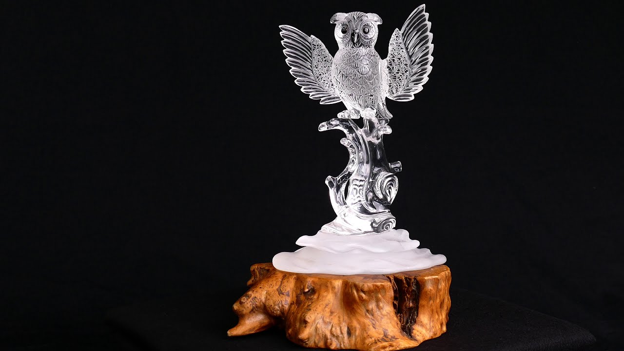 007ふくろう｜山梨県水晶美術彫刻協同組合