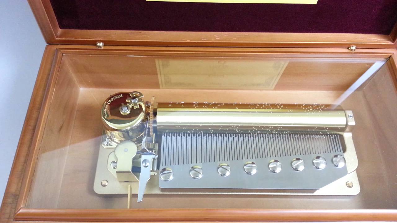 カノン】サンキョー製オルゴール 72弁オルフェウス(EX361) - YouTube