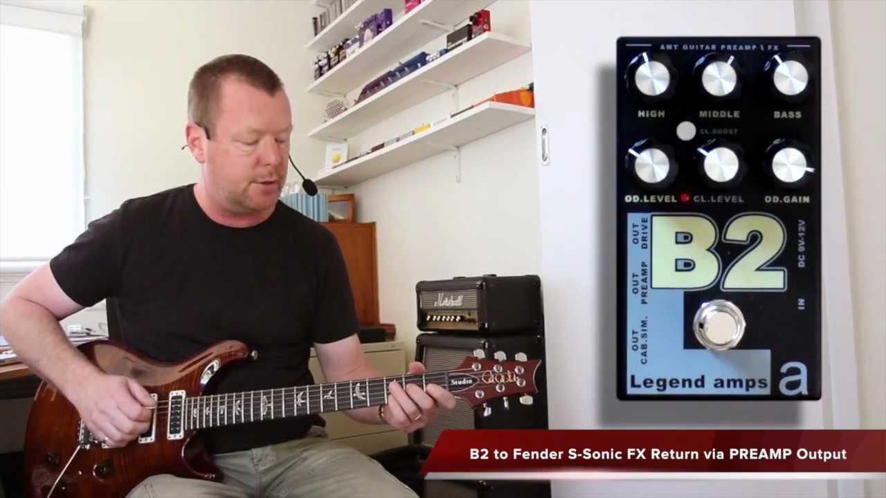 AMT Electronics : B2 Preamp & Effects Pedal - YouTube