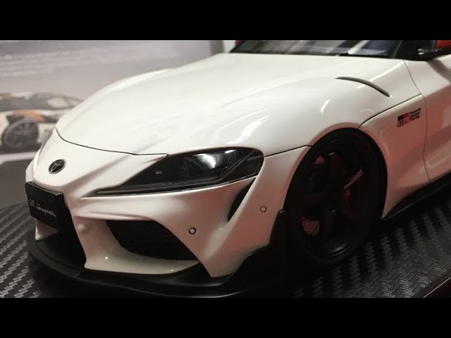 New！ GR Supra RZ(A90)White 1/18scale ignition model - YouTube