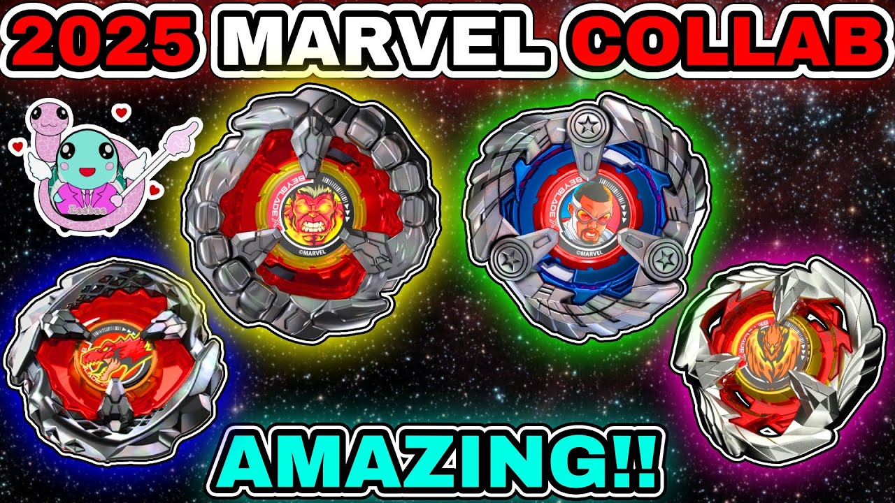 NEW Hasbro Beyblade X Marvel Collab is Amazing! - YouTube
