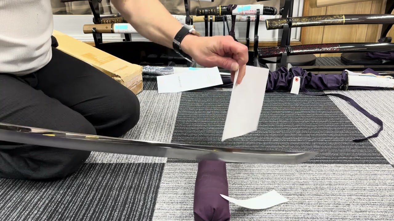 赤松太郎兼裕 東京都 327578号 刀身コンディション - YouTube