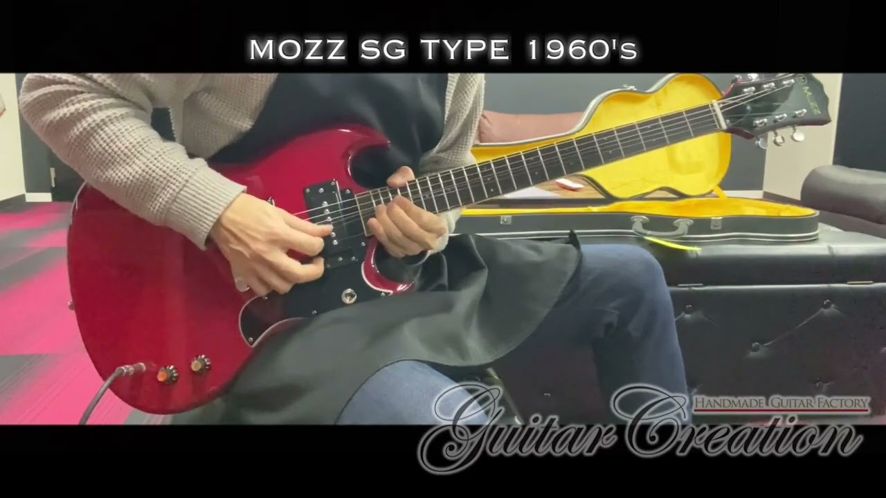 MOZZ SG TYPE # CHERRY RED 1960年代製【ULTRA RARE】w/ORIGINAL HARD