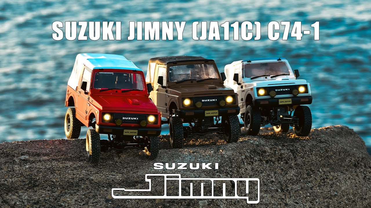 WPL JAPAN】 SUZUKI JIMNY (JA11C) C74-1 RTR - YouTube