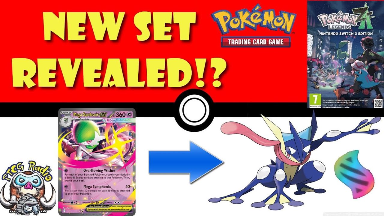New Pokémon TCG Set Revealed! Ninja Spinner! Mega Greninja ex