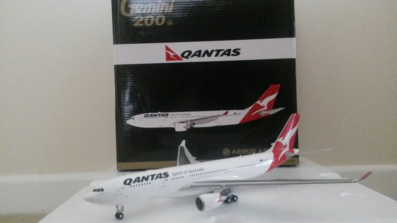 航空機・ヘリコプター Gemini 200 QANTAS Airbus A330-200 1:200