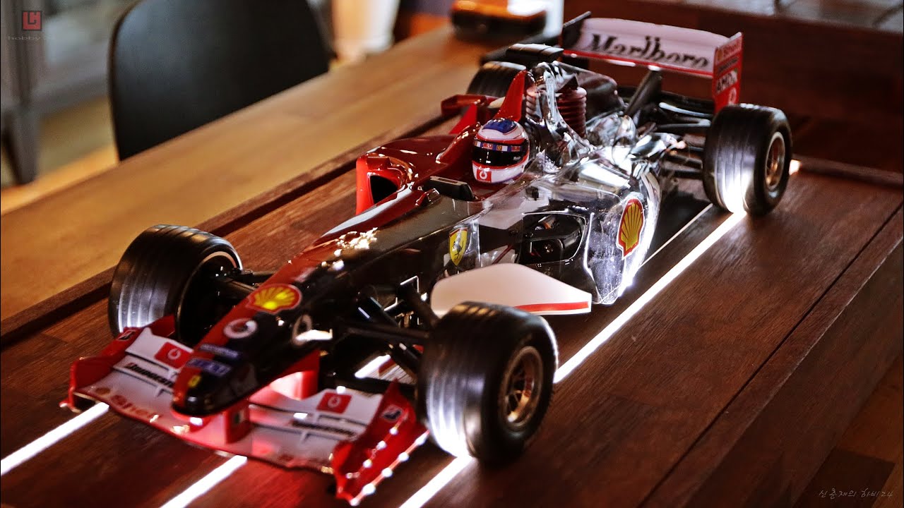 deagostini 1/8 kyosho ferrari f2004 - polycarbonate body - hobby24