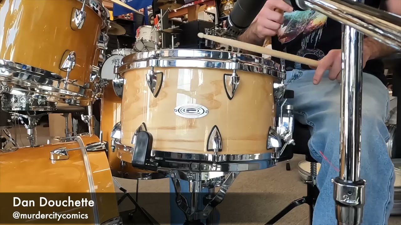 Orange County 7x13 Ash Snare Drum (preowned) - YouTube