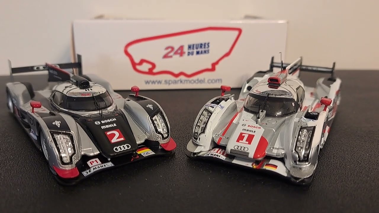 IXO vrs. Spark 1/43 scale Audi R18. Details might surprise 😮 you