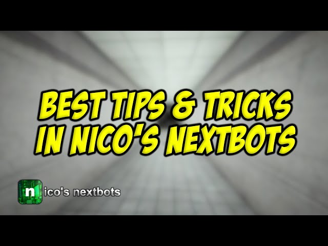 how to survive in nico's nextbots WITHOUT SAFE ZONES | ROBLOX