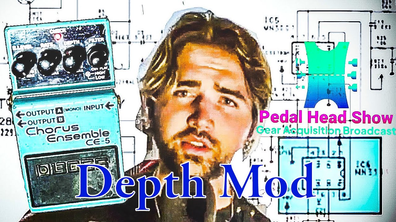Boss Ce-5 Chorus Depth Mod / Vibrato mod / Tutorial & Demo / Pedal