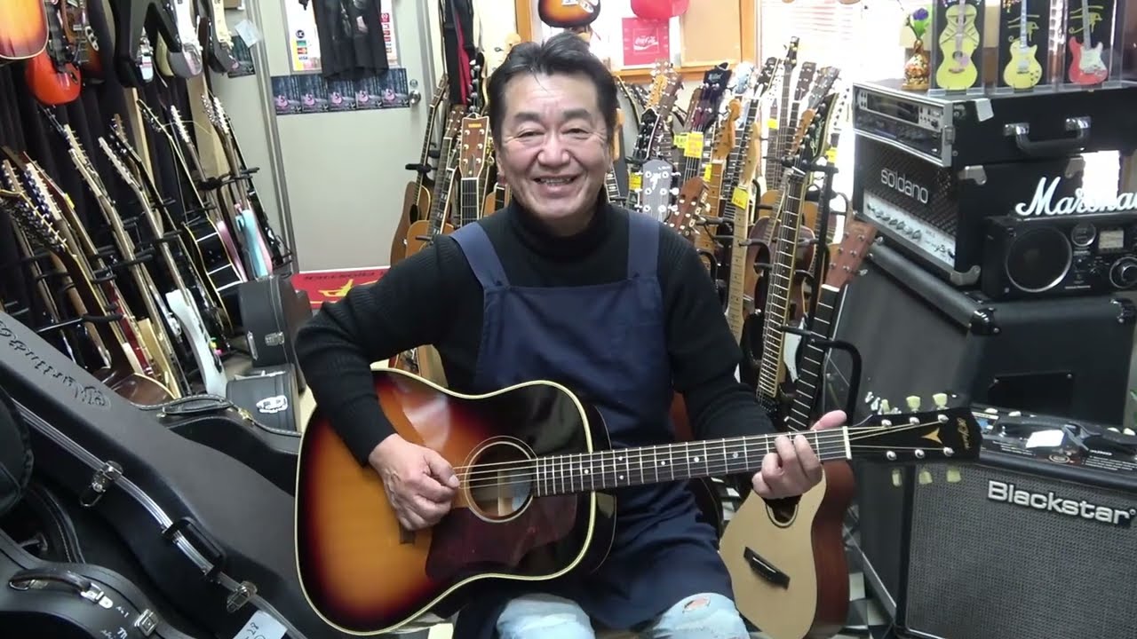 参考動画 K.yairi JY-45 2009年製 オール単板国産アコースティック