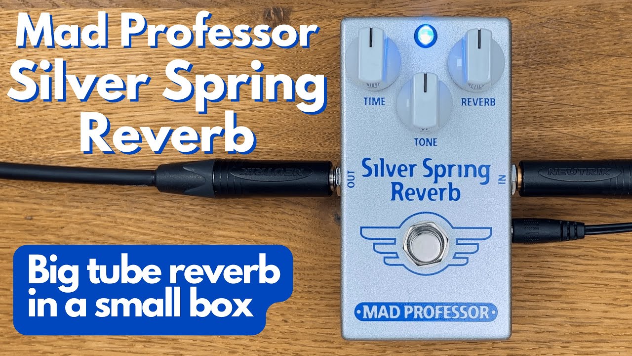 Mad Professor | Silver Spring Reverb Pedal Demo - YouTube