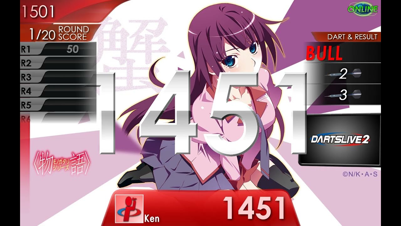 物語シリーズ(モノガタリシリーズ)×ダーツハイブ