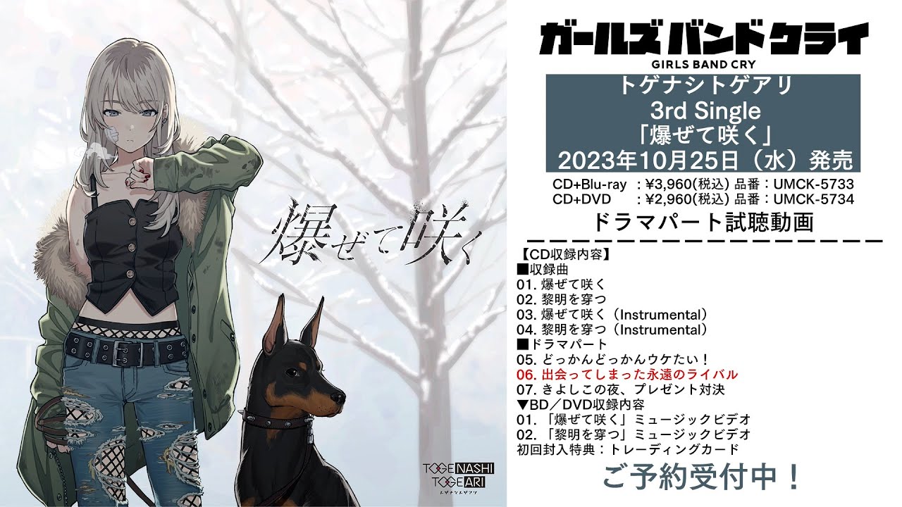 爆ぜて咲く トレカ オールメンバー 5人 カード トゲナシトゲアリ 爆ぜ