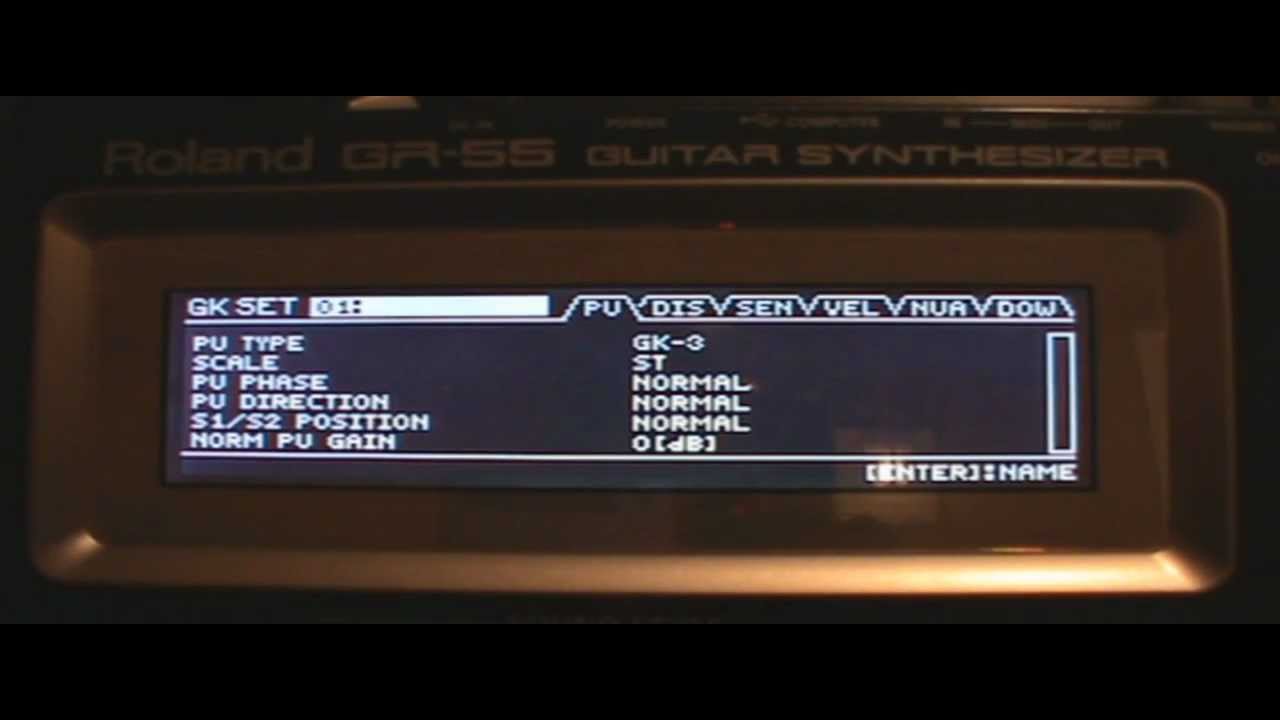 Roland GK-3 Setup on the Roland GR-55 - YouTube