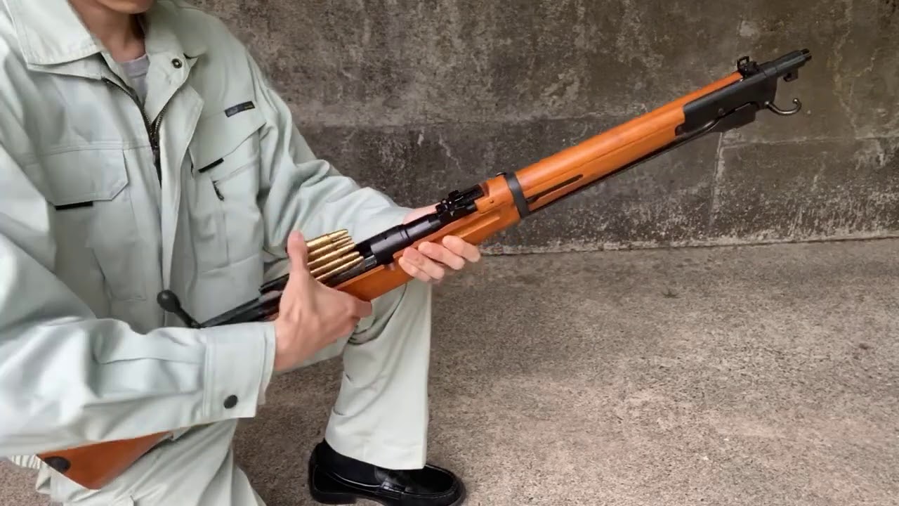 タナカ製モデルガン 四四式騎兵銃(Type44 carbine) - YouTube