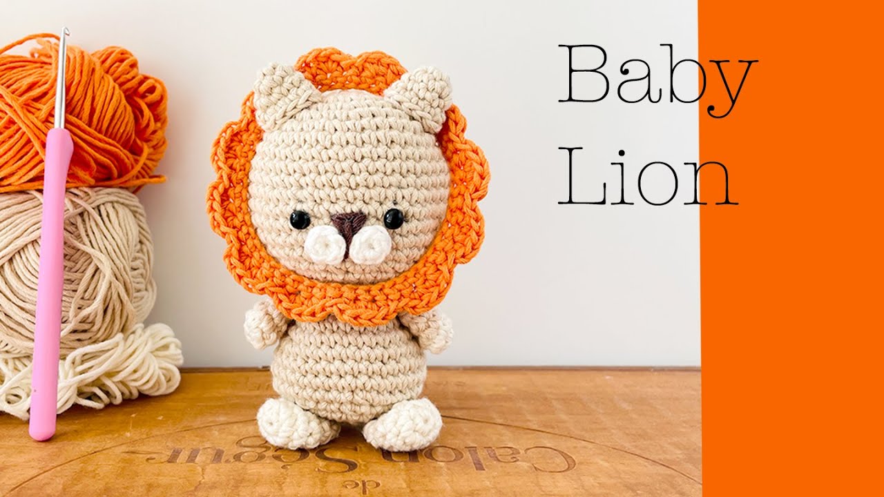 Amigurumi CROCHET Baby Lion Safari - YouTube