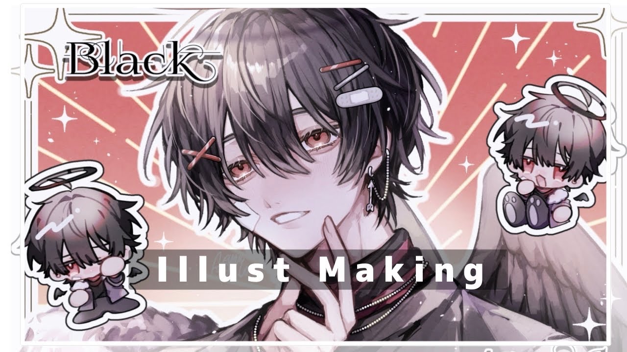 厚塗り風】イラストメイキング9【speed painting】 - YouTube