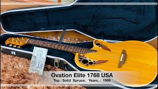 Ovation Elite 1768 / USA 1989 - YouTube