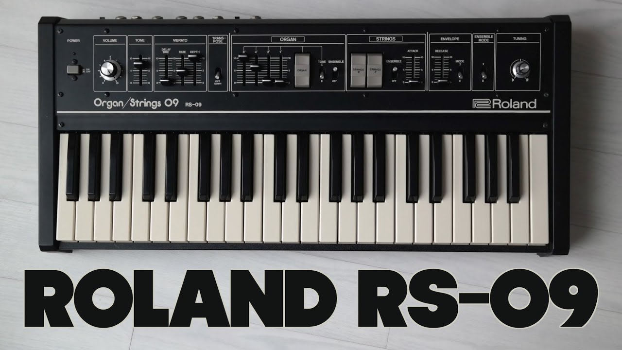 1979 Roland RS-09 Organ/Strings - YouTube