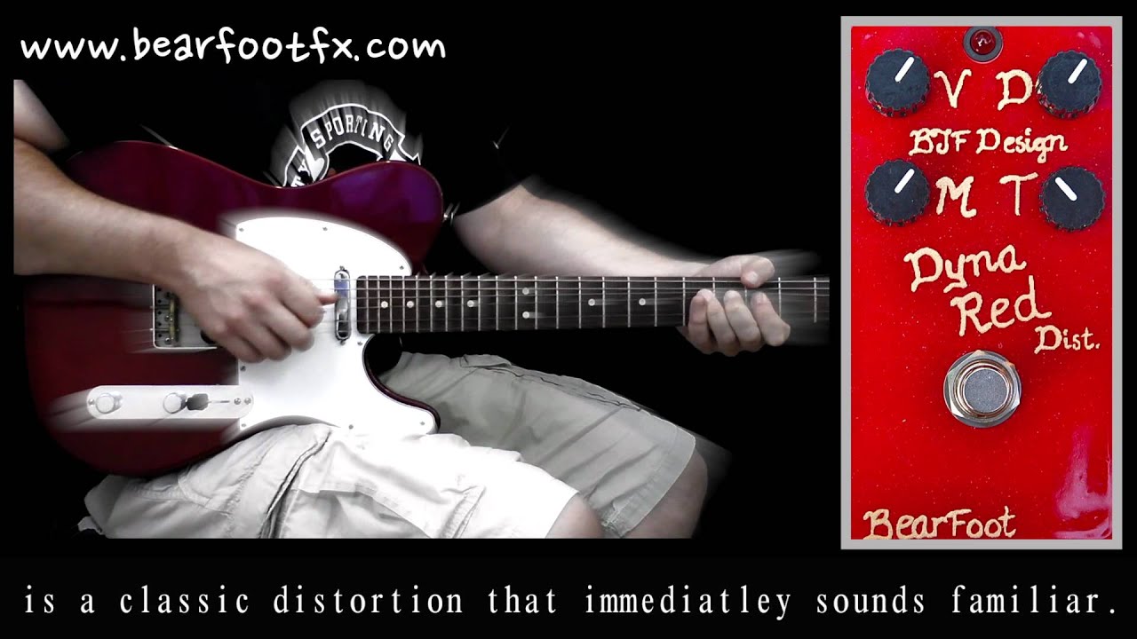 Bearfoot Dyna Red Distortion 4 Knob - YouTube
