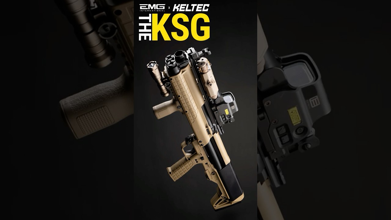 EMG x KelTec Licensed KSG Gas Power Multi-Shot Airsoft Shotgun