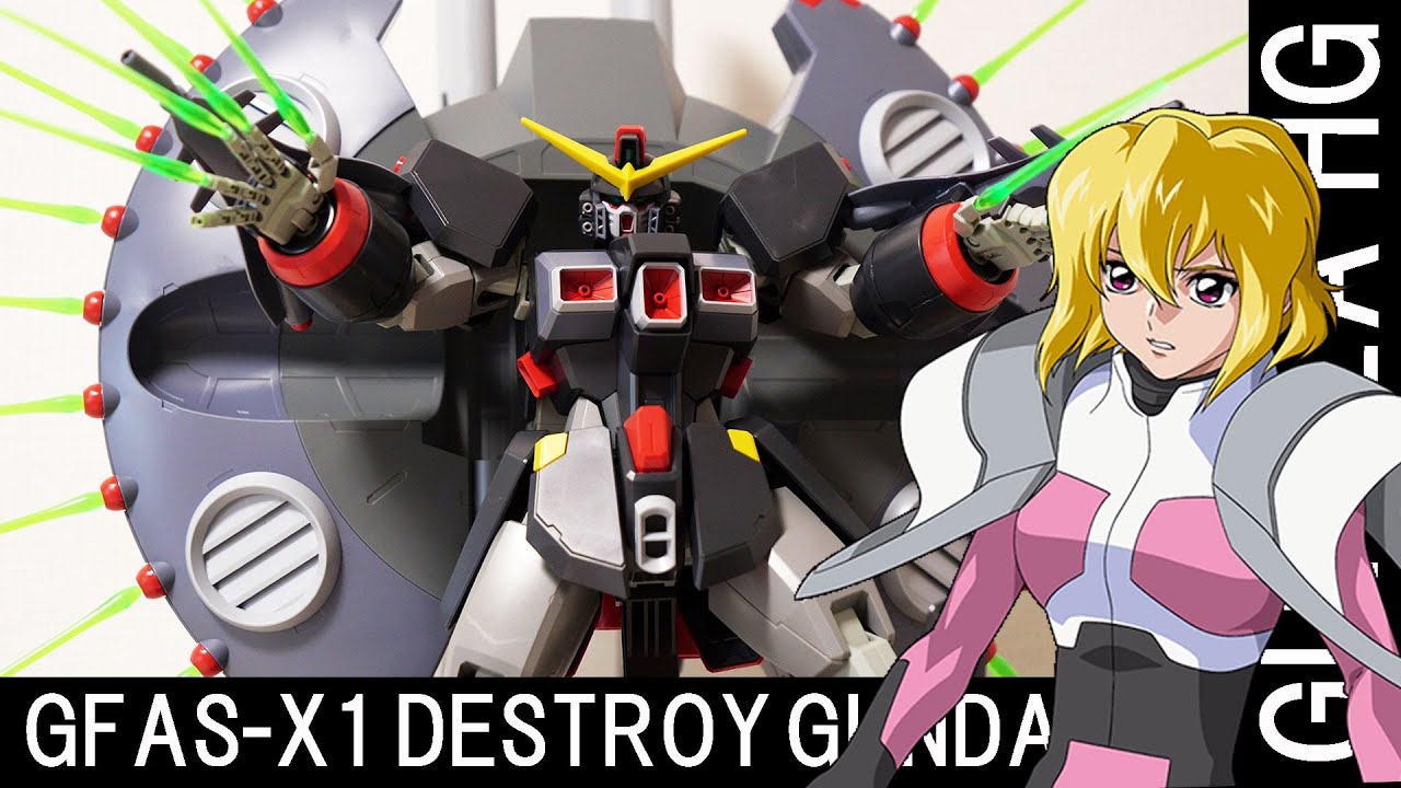 Gunpla] A stunningly large scale model! HG 1/144 Destroy Gundam