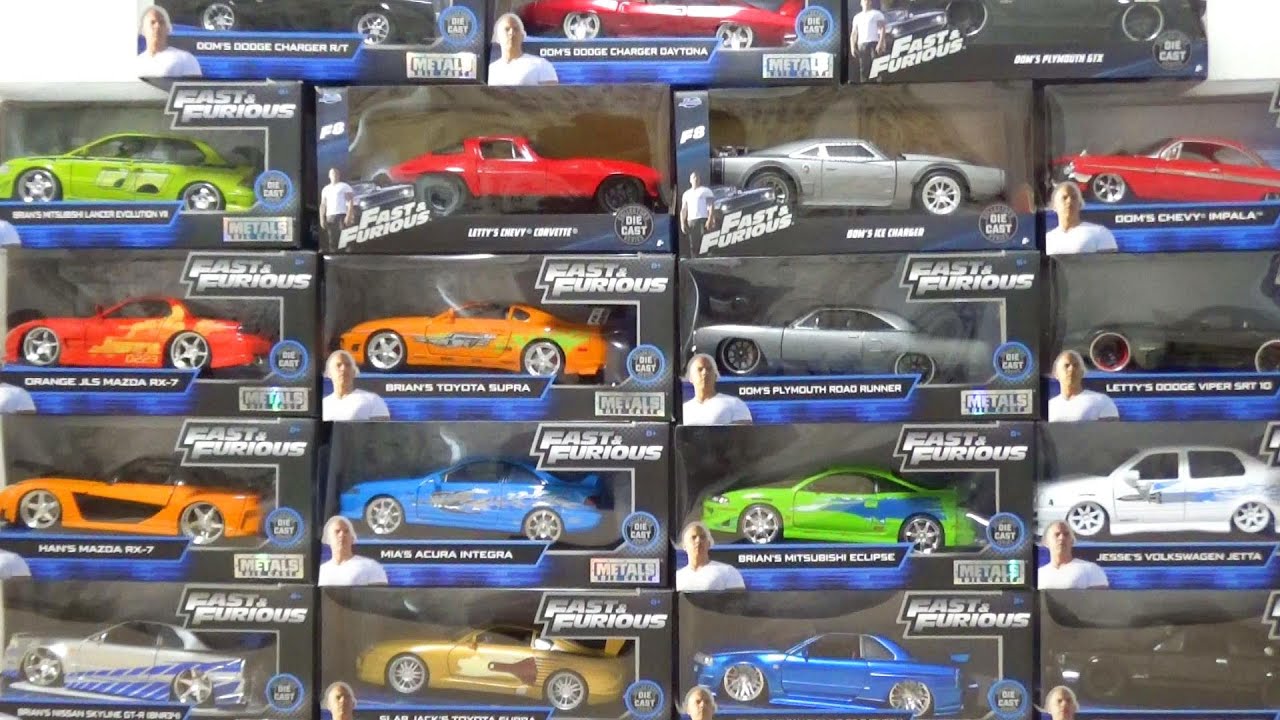 Open JadaToys FAST & FURIOUS minicar 1/24 size and play ♪ - YouTube
