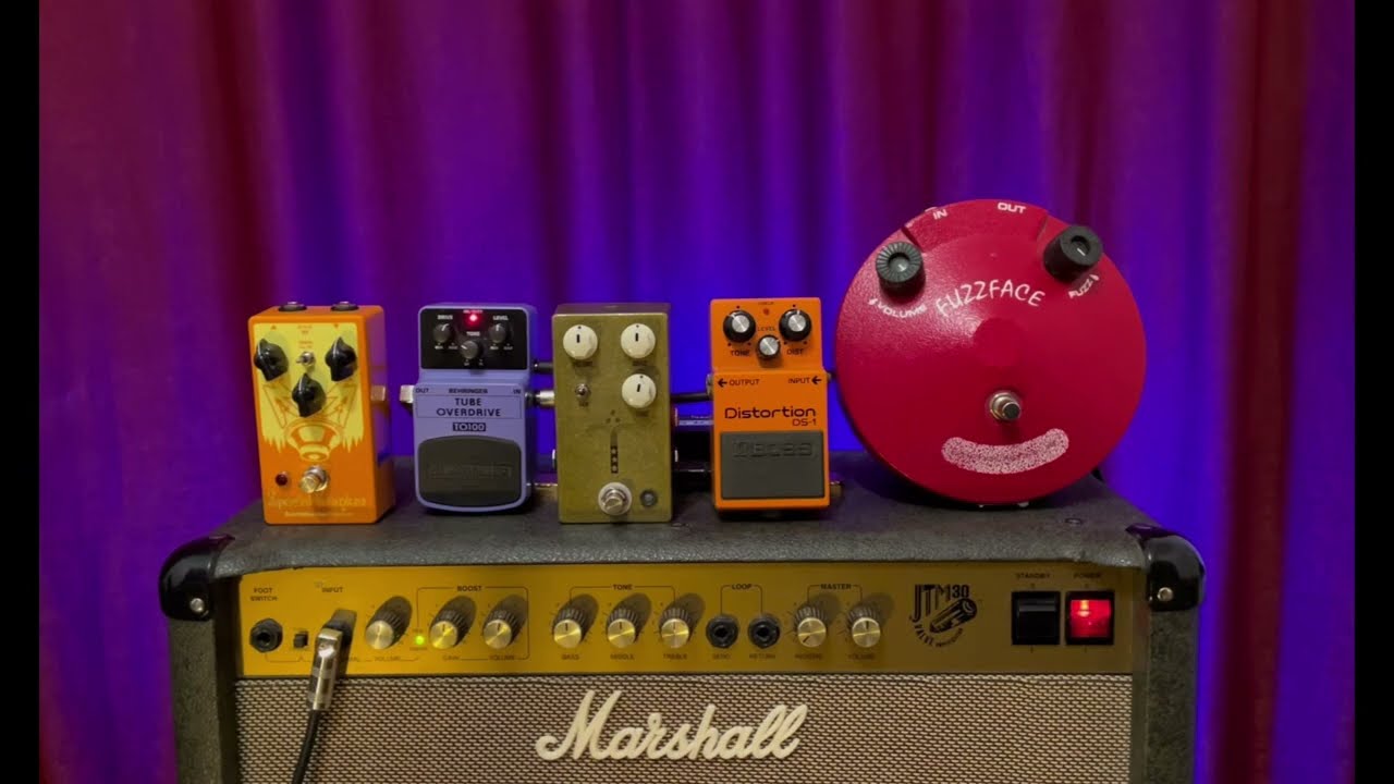 Sunface fuzz pedals: RCA, BART, and NPN germanium CV British