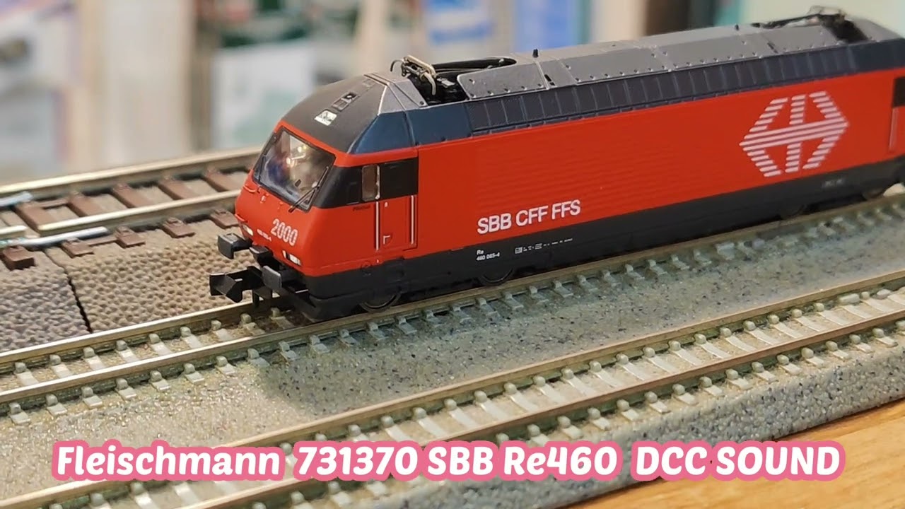 Fleischmann 731370 Re460 DCC Sound - YouTube