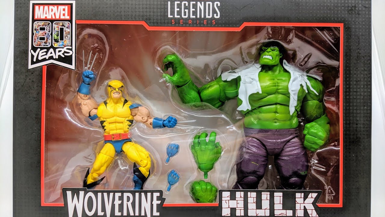 マーベルレジェンド ハルク&ウルヴァリン2パック開封！ - YouTube