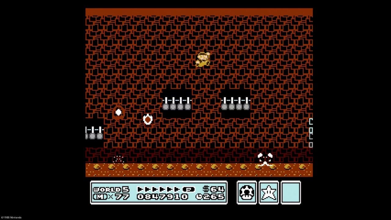 SUPER MARIO BROS. 3】 WORLD 5-砦2 - YouTube